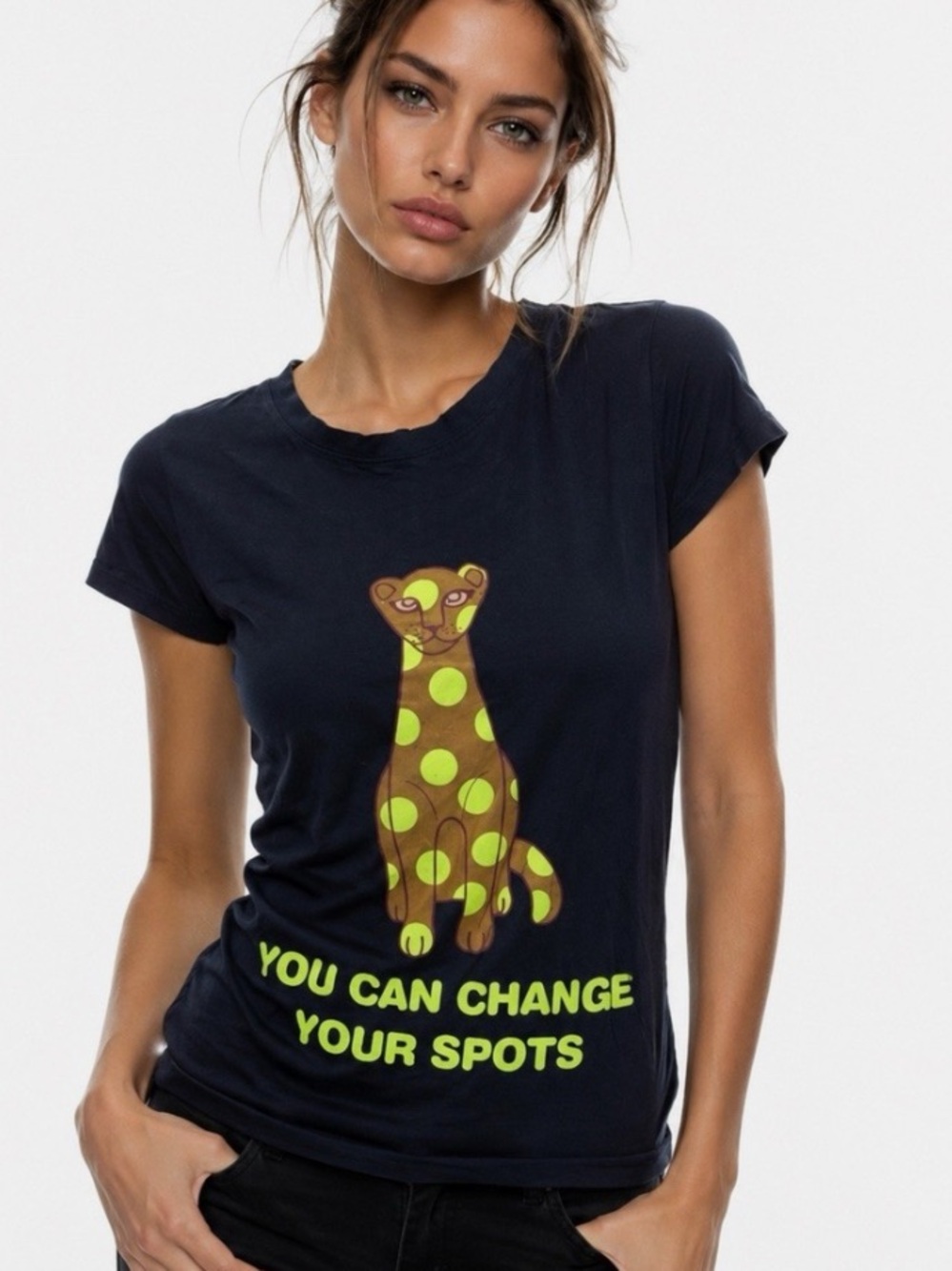 MARC JACOBS YOU CAN CHANGE YOUR SPOTS T SHIRT
